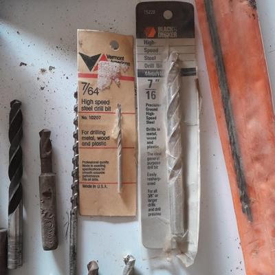 Assortment of drill bits