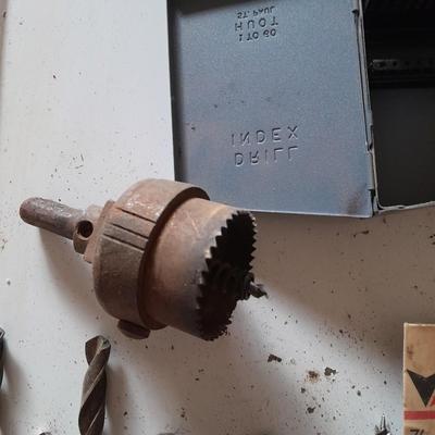 Assortment of drill bits