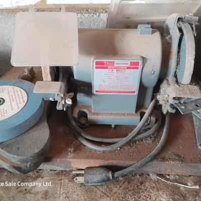 Sears Craftsman 5" bench grinder Model 397.19310