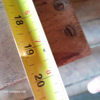 Really neat Antique baby tender/ sewing folding table with drawer
