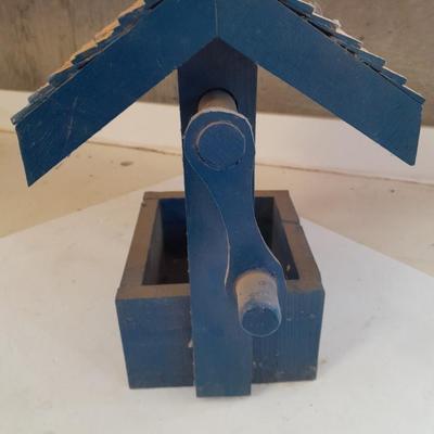 Small hand constructed wishing well