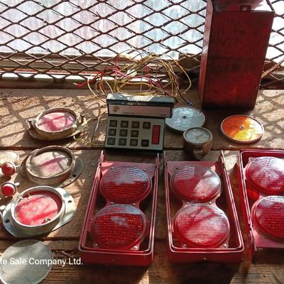 Electronic car horn and reflectors