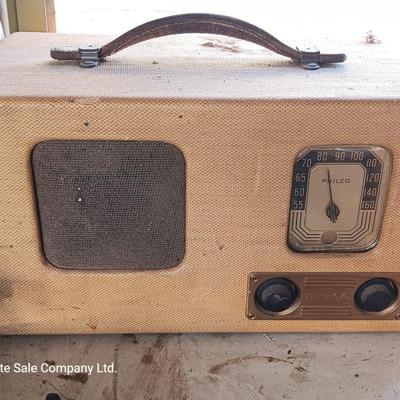 Vintage Philco tube radio