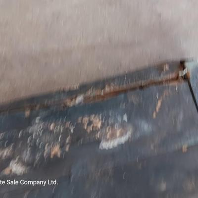 Antique Willard Battery Cables sign - wood back - tin front