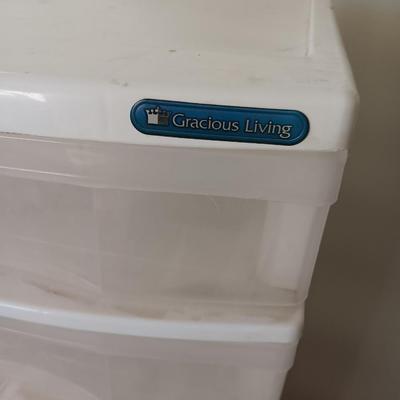 Tall 7 drawer plastic storage caddy