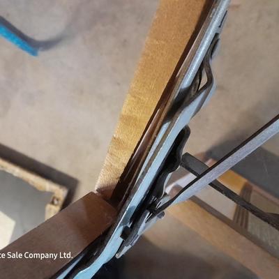 Two neat folding chairs - Great for camping to save space! Easy store chairs!