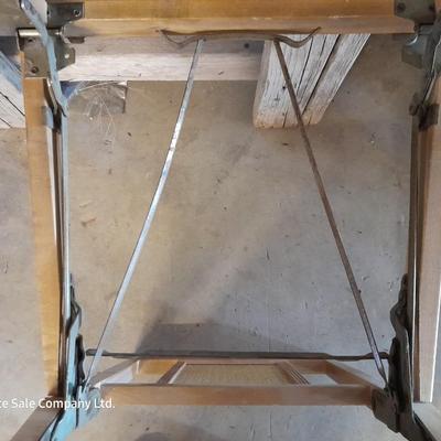 Two neat folding chairs - Great for camping to save space! Easy store chairs!
