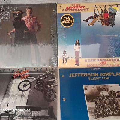 Four LP Records - The Argent Anthology - Jim Ginger - Shooting star -Jefferson Airplane