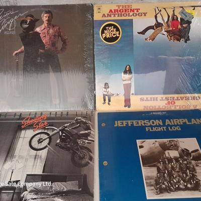 Four LP Records - The Argent Anthology - Jim Ginger - Shooting star -Jefferson Airplane