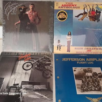 Four LP Records - The Argent Anthology - Jim Ginger - Shooting star -Jefferson Airplane