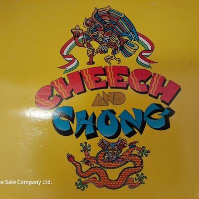 Four LP Records - Cheech & Chong - Jackson Browne - Alisson Moyet - and April Wine