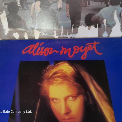 Four LP Records - Cheech & Chong - Jackson Browne - Alisson Moyet - and April Wine