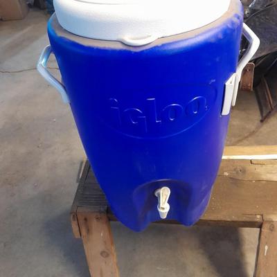 Igloo self-dispense drink cooler.