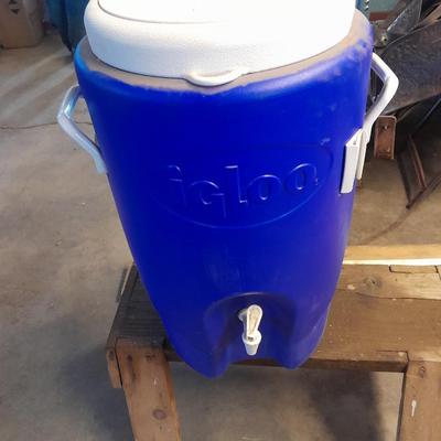 Igloo self-dispense drink cooler.