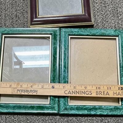 (3) pc Lot of Picture Frames