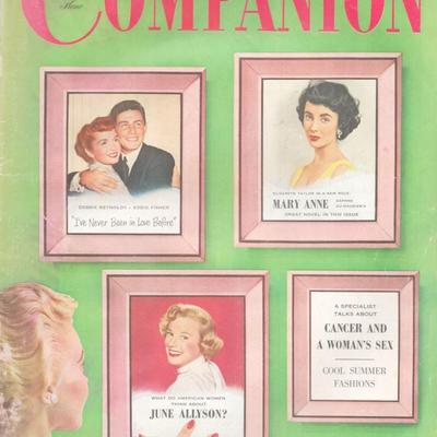 June Allison Companion Magazine. June 1955