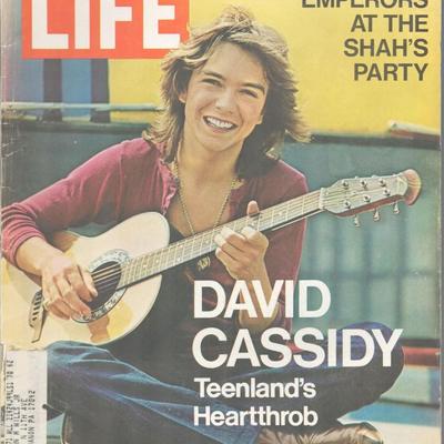 David Cassidy Life Magazine. October 29, 1971