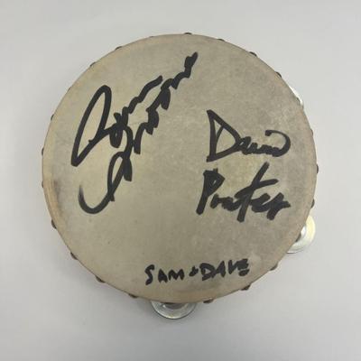 Sam & Dave signed tambourine