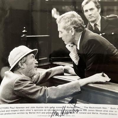 John Huston signed movie photo