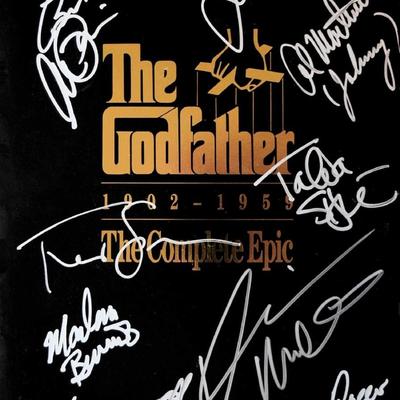 The Godfather signed booklet