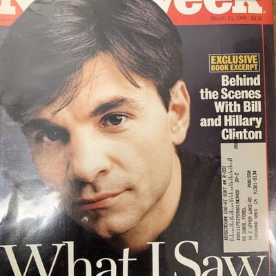 Newsweek Magazine 1999 George Stephanopoulos Issue