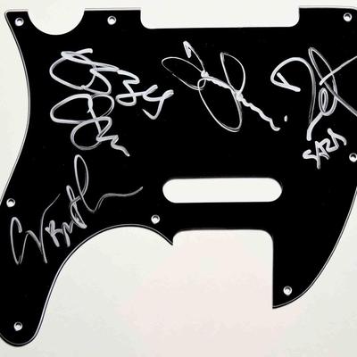 Black Sabbath signed pickguard