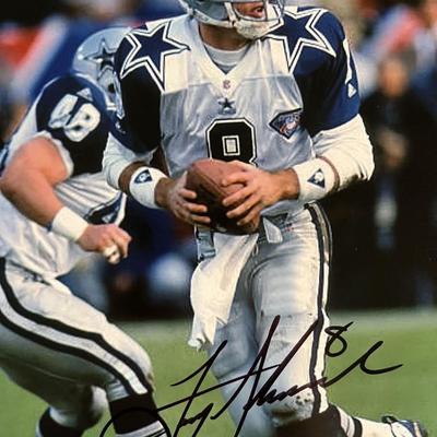 Dallas Cowboys Quarterback Troy Aikman signed photo