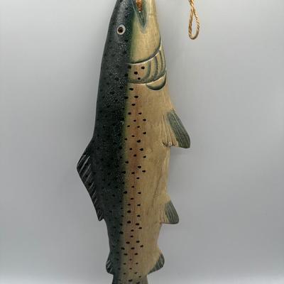 18†Carved Wood Fish Decor