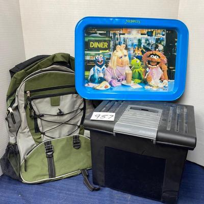 Filing Case, Backpack and TV Tray