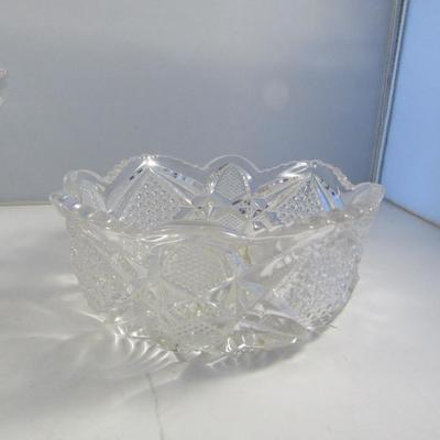 Collection of Glass/Crystal Serving Pieces