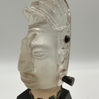 Mounted Mayan Chief Carved