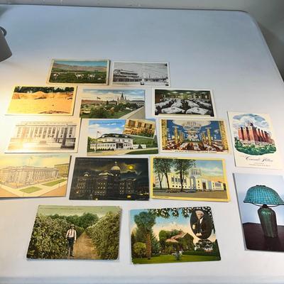 GROUP OF 15 ASSORTED OLDER POSTCARDS- SOME LINENS, ALL U.S. LOCATIONS