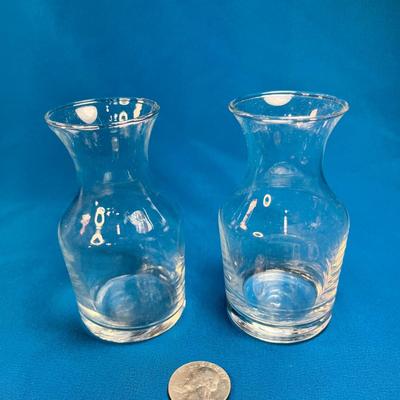 PAIR OF CUTE MINI CARAFES 