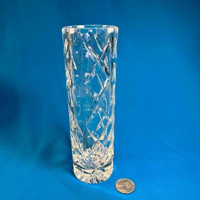 CUT LEAD CRYSTAL BUD VASE