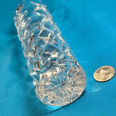 CUT LEAD CRYSTAL BUD VASE