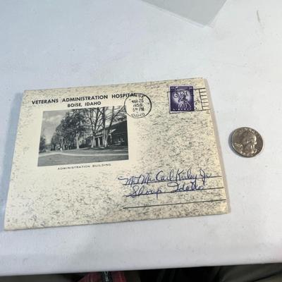 1956 VETERANS HOSPITAL BOISE IDAHO POSTCARD FOLIO