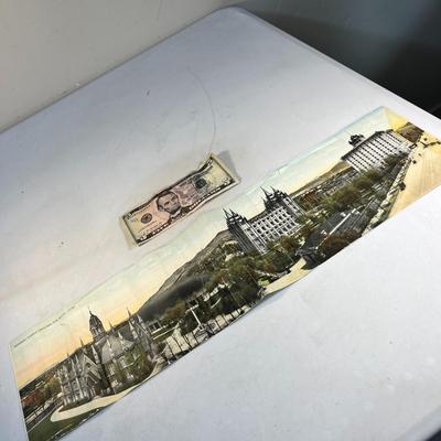 YARD LONG PHOTO OF EARLY SALT LAKE CITY: MORMON TEMPLE GROUNDS, HOTEL UTAH, ETC.