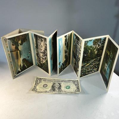 VINTAGE COLOR POSTCARD FOLIO OF SAN FRANCISCO SCENES- 18 SCENES