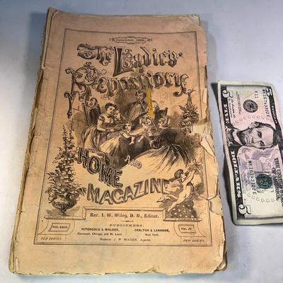 1869 "THE LADIES' REPOSITORY AND HOME MAGAZINE" 
