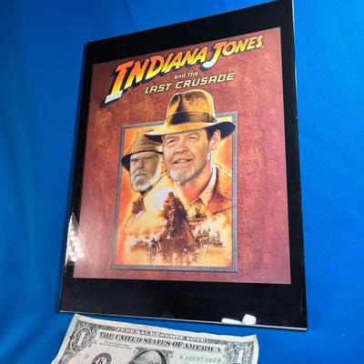 QUIRKY INDIANA JONES and the LAST CRUSADE FRAMED PICTURE BUT NOT HARRISON FORD, SEAN CONNERY