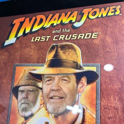 QUIRKY INDIANA JONES and the LAST CRUSADE FRAMED PICTURE BUT NOT HARRISON FORD, SEAN CONNERY