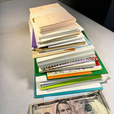 A TON OF ENVELOPES- ALL SIZES AND COLORS!