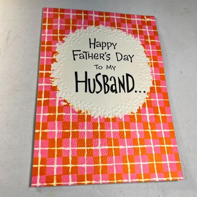 VINTAGE POP-UP FATHER'S DAY CARD FOR HUSBAND FROM 
