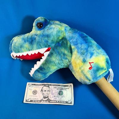 COLORFUL HOBBY HORSE DINOSAUR