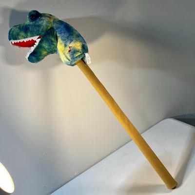 COLORFUL HOBBY HORSE DINOSAUR