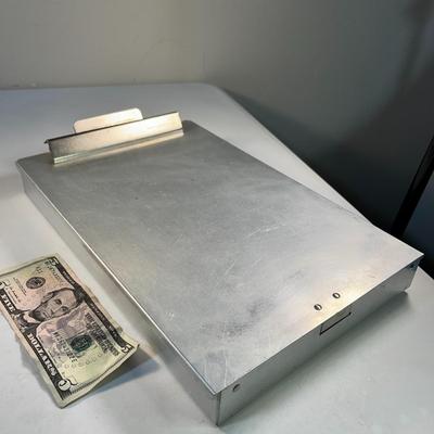METAL CLIPBOARD FILE BOX