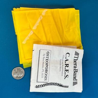 YELLOW THERA-BANDS FOR OSTEOPOROSIS EXERCISES