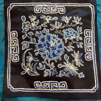 Vintage Lot Oriental Textiles - Tapestry, Silk Saree, Embroidered Silk