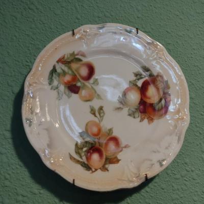 Collection of Five Antique Fine German China Plates