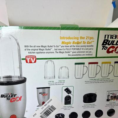Magic Bullet and Kitchen Aid Mixer